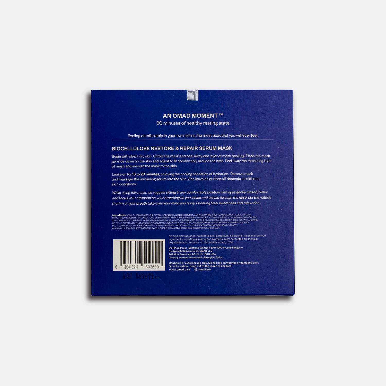 OMAD Bio Cellulose Restore & Repair Serum Mask