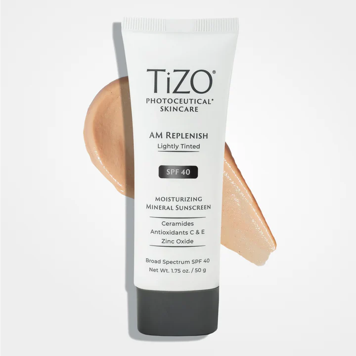 Tizo AM Replenish SPF40 Lightly Tinted